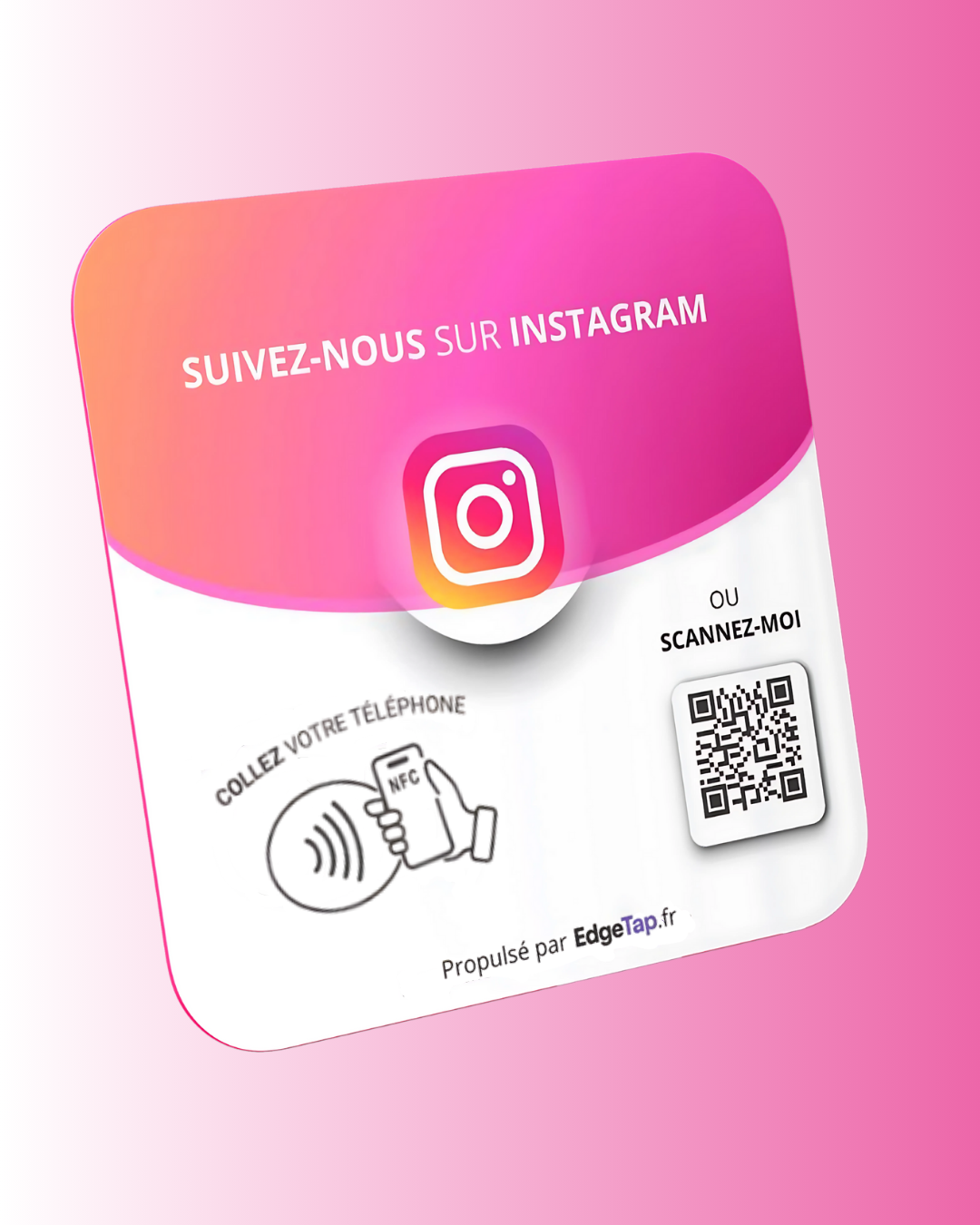 Plaque Instagram