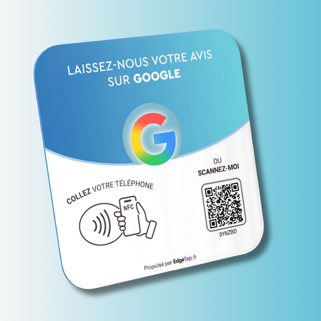 Plaque Avis Google